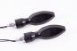 Seitronic® Set Universal Motorrad / Quat / ATV LED Blinker mit E Prüfzeichen HF101065BLK