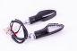 Preview: Seitronic® Set Universal Motorrad / Quat / ATV LED Blinker mit E Prüfzeichen HF101067BLK