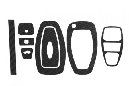 Carbon Key für Ford Focus MK3 S-max C-max Fiesta JA8 mk7 Mondeo - Carbon Schlüsselaufkleber
