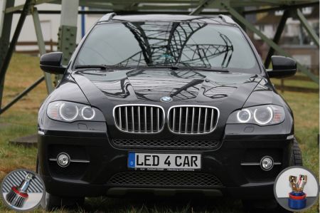Seitronic® Spreading H8 LED Brenner Angel Eyes 8 WATT - BMW E90 E91 E92 E63 M3 E70 E60 E61 X6 X5