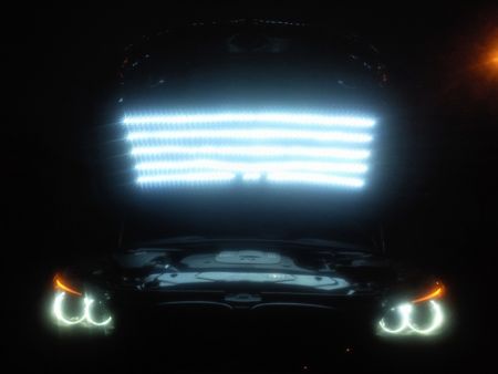 LED Strip Set, Universal, je 12 High Power LEDs, Xenon Weiss