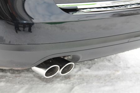 2X Auspuffblenden aus Edelstahl für VW Modelle
