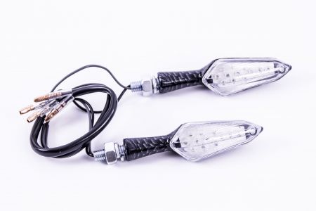 Seitronic® Set Universal Motorrad / Quat / ATV LED Blinker mit E Prüfzeichen HF101041CBN