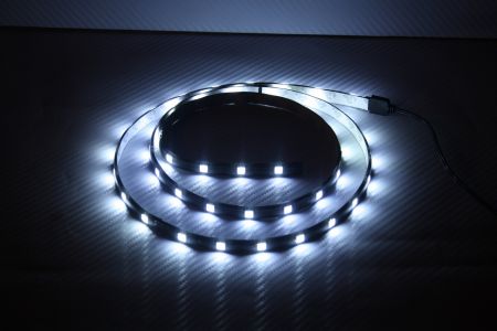 LED Strip Set, Universal, je 12 High Power LEDs, Xenon Weiss