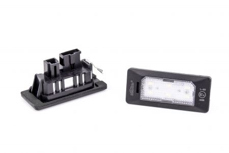 Seitronic® Led Kennzeichenbeleuchtung Audi A1 Limousine / Sportback 2010 -, mit E4 Prüfzeichen