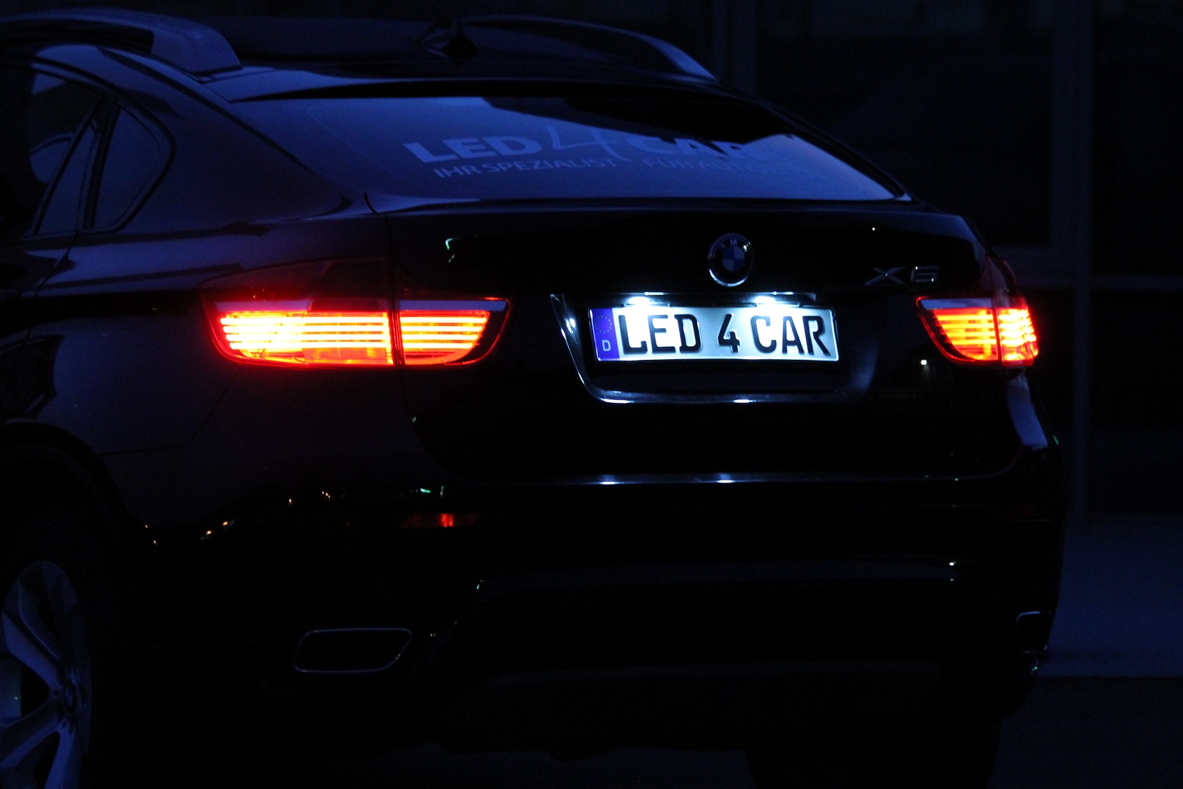 LED Kennzeichenbeleuchtung für BMW komplette Tauschteile (2 Stück) inkl.  Gehäuse