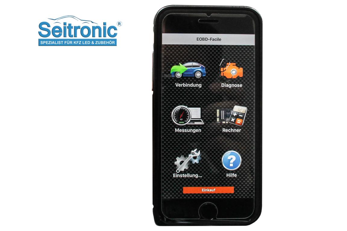 OBD2 KFZ Auto Bluetooth Diagnosegerät Android Handy Adapter für Peugeot 1