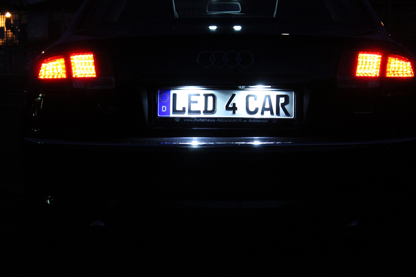 Seitronic® Led Kennzeichenbeleuchtung Audi A3 S3 8P Bj. 2010 E4 Prüfzeichen