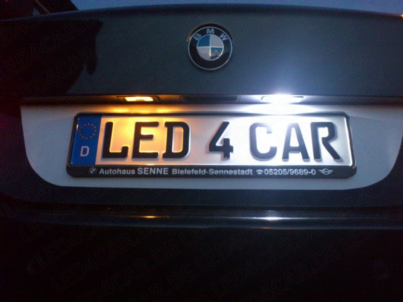 Seitronic® Led Kennzeichenbeleuchtung Audi A7 Limousine / Sportback 2010 - mit E4 Prüfzeichen