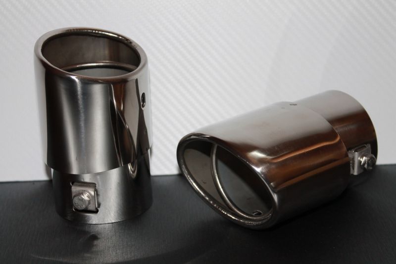 1X Auspuffblenden aus Edelstahl für Mazda 6 Bj. 2002-2008