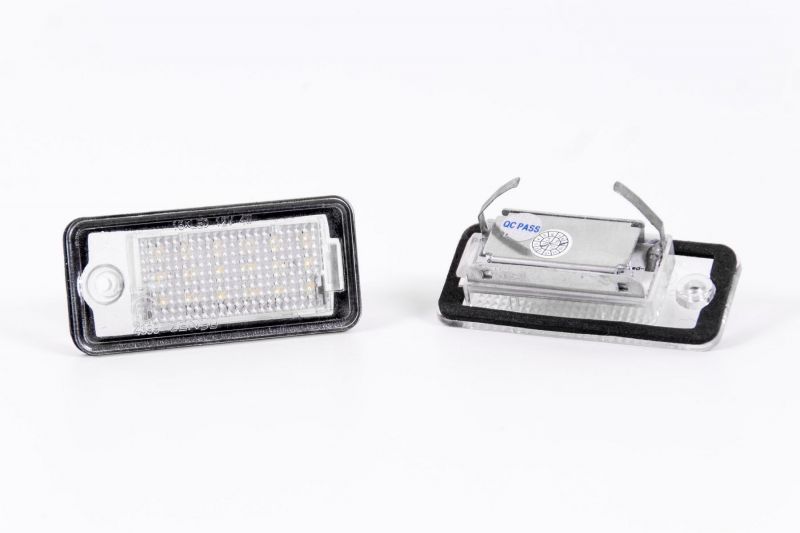 Seitronic® Led Kennzeichenbeleuchtung Audi A8 4E S8 Bj. 02-07, mit E4 Prüfzeichen